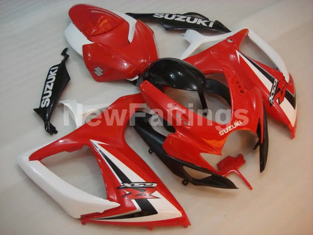 Red White and Black Factory Style - GSX-R750 06-07 Fairing Kit