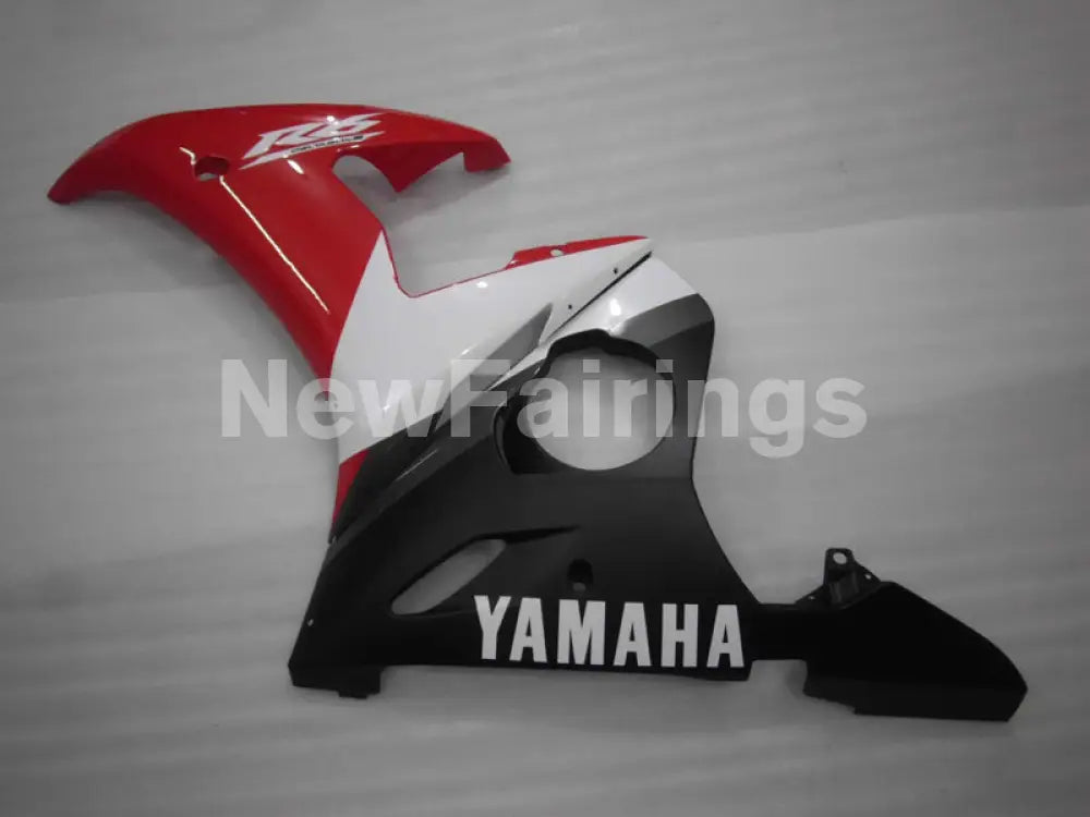 Red White and Black Factory Style - YZF-R6 05 Fairing Kit