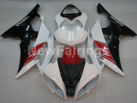 Red White and Black Factory Style - YZF-R6 08-16 Fairing Kit