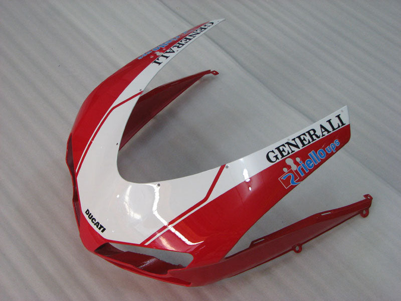 Red and White Black Enel - Ducati 848/1098/1198 07-11 Fairing Kit