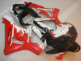 Red and White Black Factory Style - CBR 929 RR 00-01 Fairing Kit