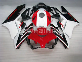 Red and White Black Factory Style - CBR1000RR 04-05 Fairing Kit