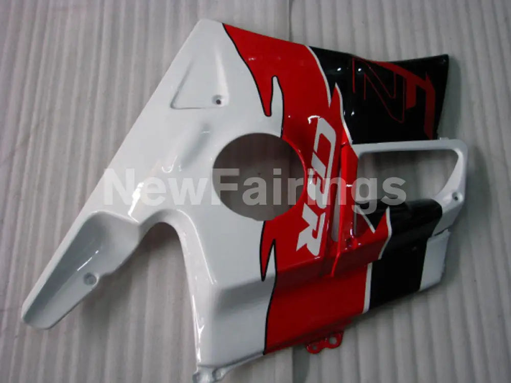 Red and White Black Factory Style - CBR600 F2 91-94 Fairing Kit