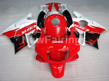 Cargar imagen en el visor de la galería, Red and White Black Factory Style - CBR600 F2 91-94 Fairing Kit