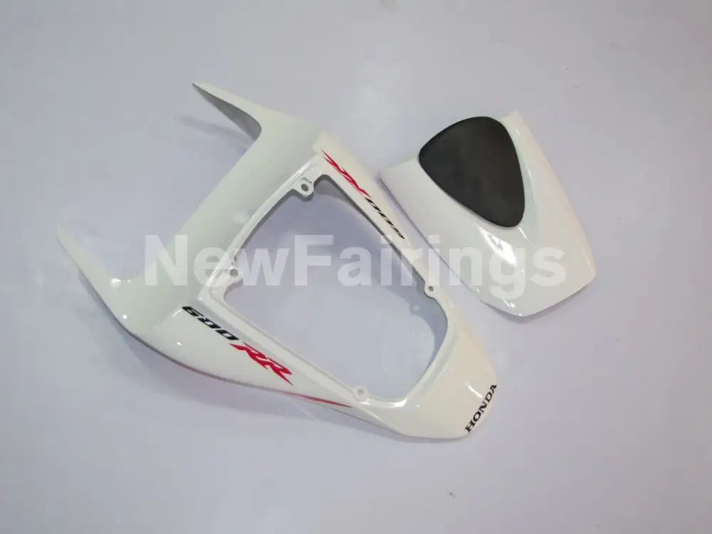 Red and White Black Factory Style - CBR600RR 07-08 Fairing Kit