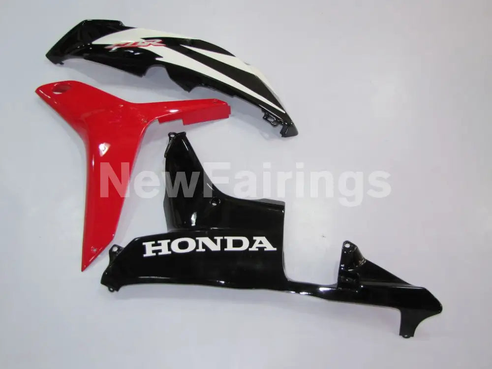 Red and White Black Factory Style - CBR600RR 07-08 Fairing Kit