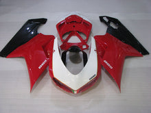 Cargar imagen en el visor de la galería, Red and White Black Factory Style - Ducati 1198 07-11 Fairing Kit