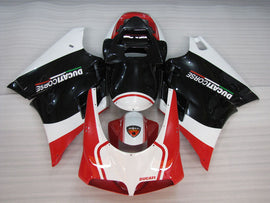 Red and White Black Factory Style - Ducati 748 96-02 Fairing Kit