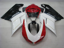 Cargar imagen en el visor de la galería, Red and White Black Factory Style - Ducati 848/1098/1198 07-11 Fairing Kit