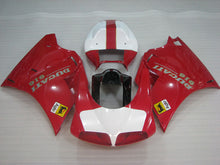 Cargar imagen en el visor de la galería, Red and White Black Factory Style - Ducati 916 96-02 Fairing Kit (Single Passenger Seat)