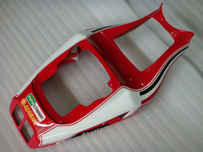 Red and White Black Performance - Ducati 748/916/996/998 96-02 Fairing Kit