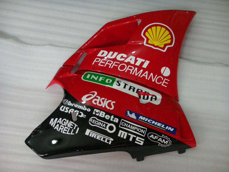 Red and White Black Performance - Ducati 748/916/996/998 96-02 Fairing Kit