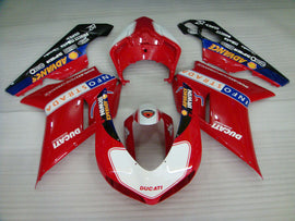 Red and White Black Performance - Ducati 848/1098/1198 07-11 Fairing Kit