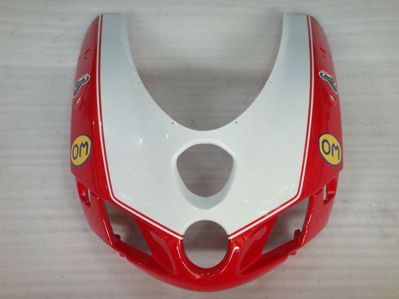 Red and White Black PIRELLI - Ducati 749 05-06 Fairing Kit (Single Passenger Seat)