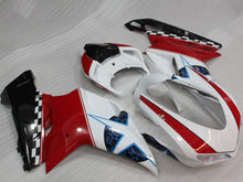 Cargar imagen en el visor de la galería, Red White and Black Star - Ducati 848/1098/1198 07-11 Fairing Kit