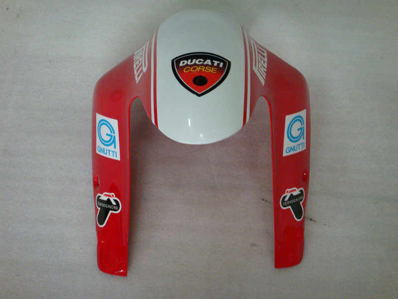 Red and White Black Xerox - Ducati 1098 07-11 Fairing Kit