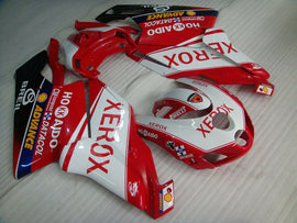 Red and White Black Xerox - Ducati 749/999 05-06 Fairing Kit (Single Passenger Seat)