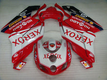 Cargar imagen en el visor de la galería, Red and White Black Xerox - Ducati 749/999 05-06 Fairing Kit (Single Passenger Seat)