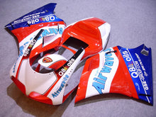 Cargar imagen en el visor de la galería, Red and White Blue Airwaves - Ducati 748/916/996/998 96-02 Fairing Kit (Single Passenger Seat)