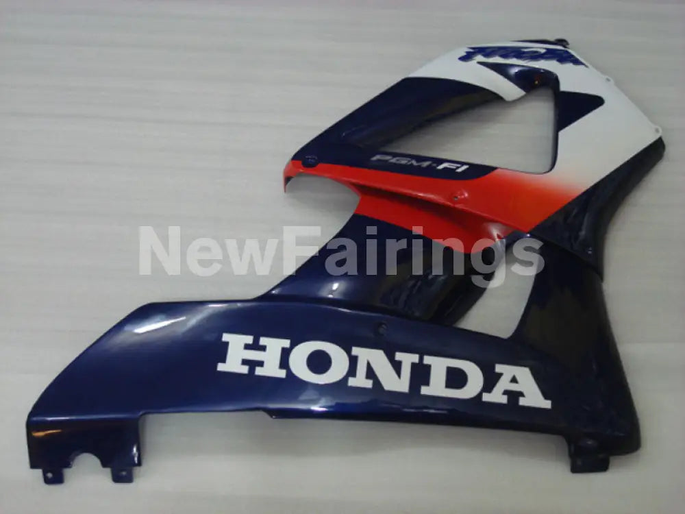 Red and White Blue Factory Style - CBR 929 RR 00-01 Fairing Kit