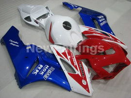 Red and White Blue Factory Style - CBR1000RR 04-05 Fairing Kit