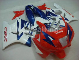 Red and White Blue Factory Style - CBR600 F3 97-98 Fairing Kit