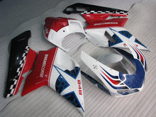 Cargar imagen en el visor de la galería, Red and White Blue Star - Ducati 848 07-11 Fairing Kit