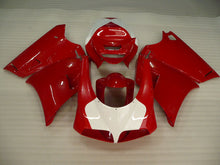 Cargar imagen en el visor de la galería, Red and White No decals - Ducati 748/916/996/998 96-02 Fairing Kit (Single Passenger Seat)