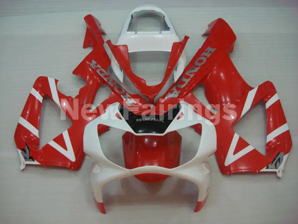 Red and White Factory Style - CBR 929 RR 00-01 Fairing Kit