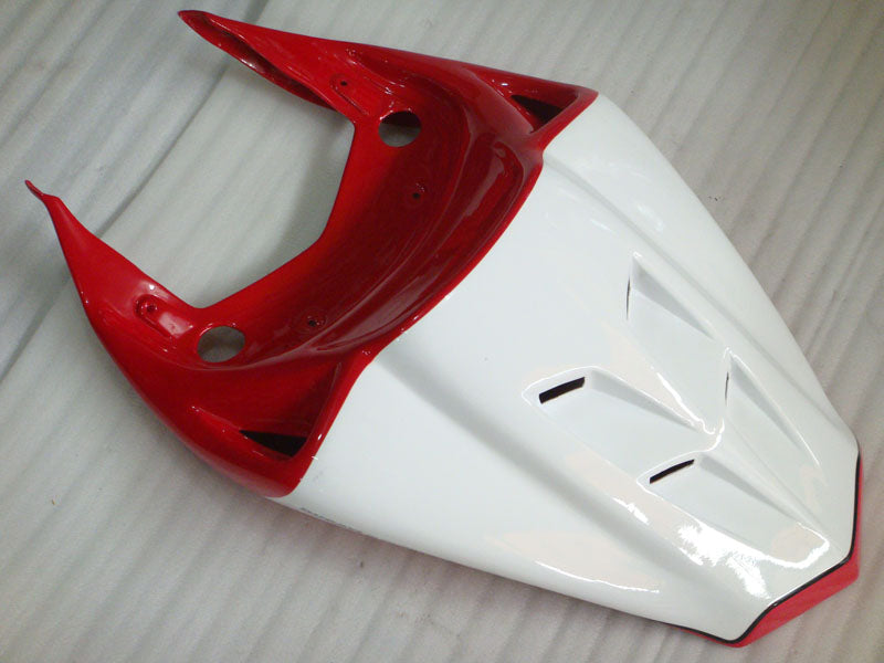 Red and White Factory Style - Ducati 749 03-04 Fairing Kit (Single Passenger Seat)