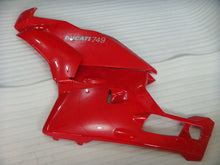 Cargar imagen en el visor de la galería, Red and White Factory Style - Ducati 749 03-04 Fairing Kit (Single Passenger Seat)