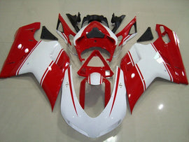 Red and White Factory Style - Ducati 848/1098/1198 07-11 Fairing Kit