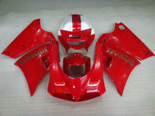 Cargar imagen en el visor de la galería, Red and White Factory Style - Ducati 916 96-02 Fairing Kit (Single Passenger Seat)