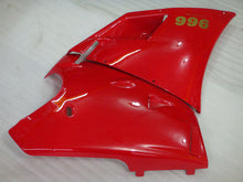 Cargar imagen en el visor de la galería, Red White Factory Style - Ducati 996 96-02 Fairing Kit (Single Passenger Seat)