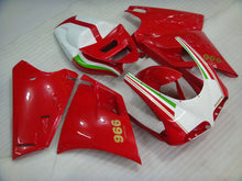 Cargar imagen en el visor de la galería, Red White Factory Style - Ducati 996 96-02 Fairing Kit (Single Passenger Seat)