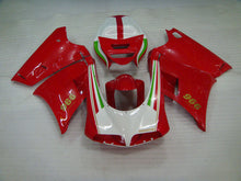 Cargar imagen en el visor de la galería, Red White Factory Style - Ducati 996 96-02 Fairing Kit (Single Passenger Seat)