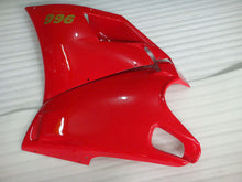 Cargar imagen en el visor de la galería, Red and White Factory Style - Ducati 996 96-02 Fairing Kit (Single Passenger Seat)