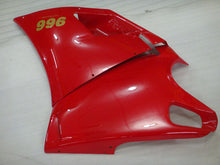 Cargar imagen en el visor de la galería, Red White Factory Style - Ducati 996 96-02 Fairing Kit (Single Passenger Seat)