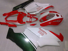 Cargar imagen en el visor de la galería, Red and White Green Factory Style - Ducati 999 03-04 Fairing Kit