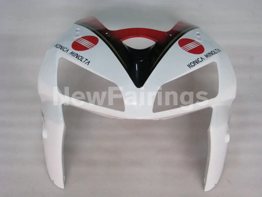 Red and White Konica Minolta - CBR600RR 05-06 Fairing Kit