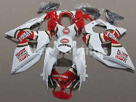 Red and White Lucky Strike  - GSX-R1000 09-16 Fairing Kit