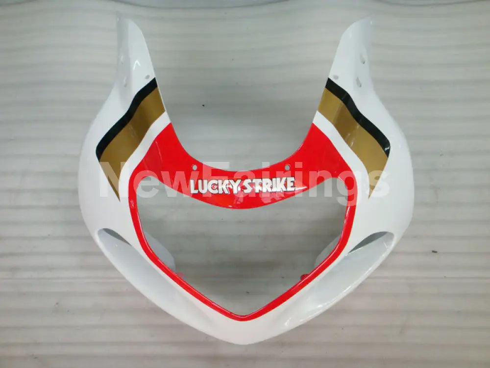 Red and White Lucky Strike - GSX-R600 01-03 Fairing Kit