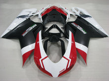 Cargar imagen en el visor de la galería, Red and White Matte Black Factory Style - Ducati 848/1098/1198 07-11 Fairing Kit