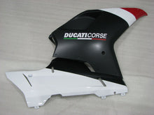 Cargar imagen en el visor de la galería, Red and White Matte Black Factory Style - Ducati 848/1098/1198 07-11 Fairing Kit