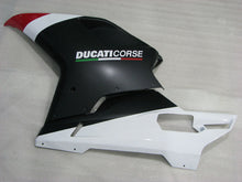 Cargar imagen en el visor de la galería, Red and White Matte Black Factory Style - Ducati 848/1098/1198 07-11 Fairing Kit