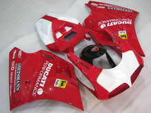 Cargar imagen en el visor de la galería, Red and White Performance - Ducati 748/916/996/998 96-02 Fairing Kit (Single Passenger Seat)