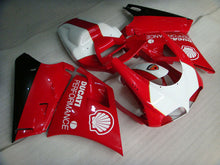 Cargar imagen en el visor de la galería, Red and White Shell - Ducati 748/916/996/998 96-02 Fairing Kit (Single Passenger Seat)