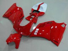 Cargar imagen en el visor de la galería, Red with White Sticker Factory Style - Ducati 996 96-02 Fairing Kit (Single Passenger Seat)