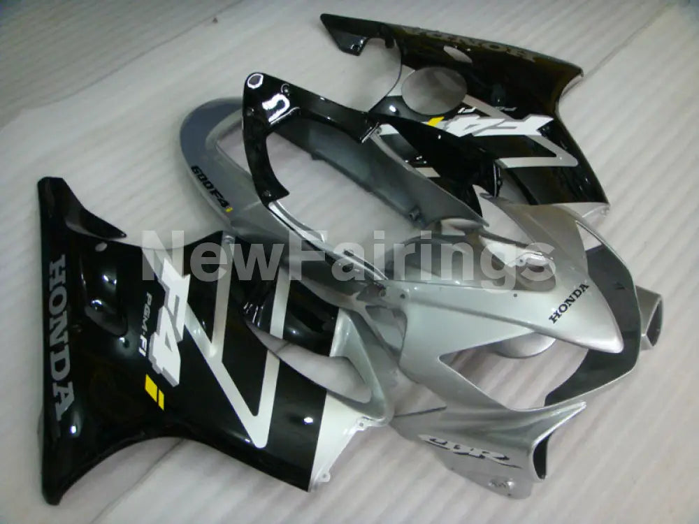 Silver and Black Factory Style - CBR600 F4i 04-06 Fairing Kit