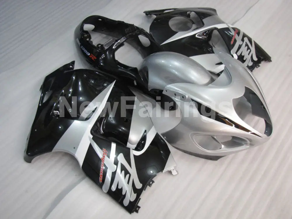 Silver and Black Factory Style - GSX1300R Hayabusa 99-07 Fairing Kit